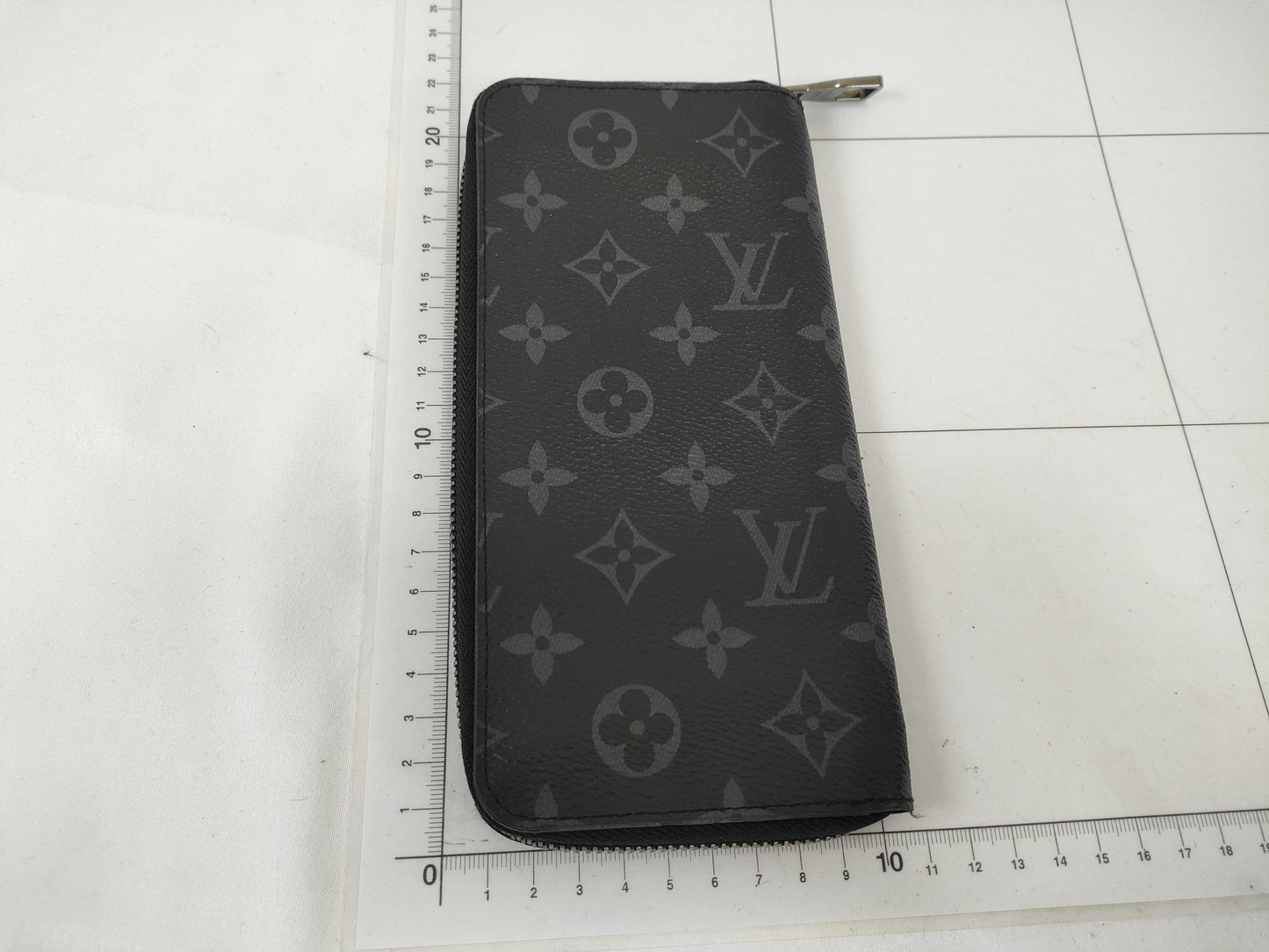 LOUIS VUITTON Monogram Eclipse Zippy Wallet Vertical Wallet