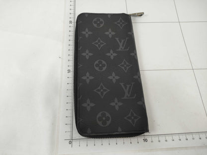 LOUIS VUITTON Monogram Eclipse Zippy Wallet Vertical Wallet