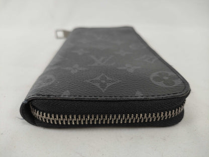 LOUIS VUITTON Monogram Eclipse Zippy Wallet Vertical Wallet
