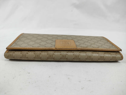 CELINE Macadam Wallet, Beige