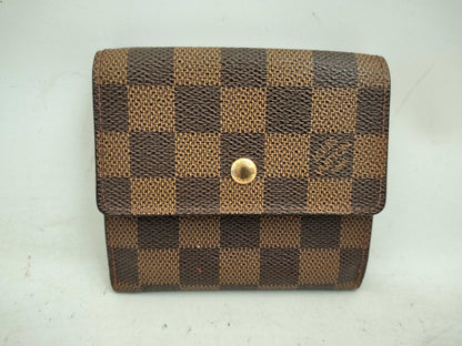 LOUIS VUITTON Damier Louis Vuitton Damier folding wallet