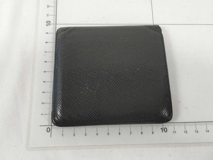 LOUIS VUITTON Taiga Bifold Wallet, Black