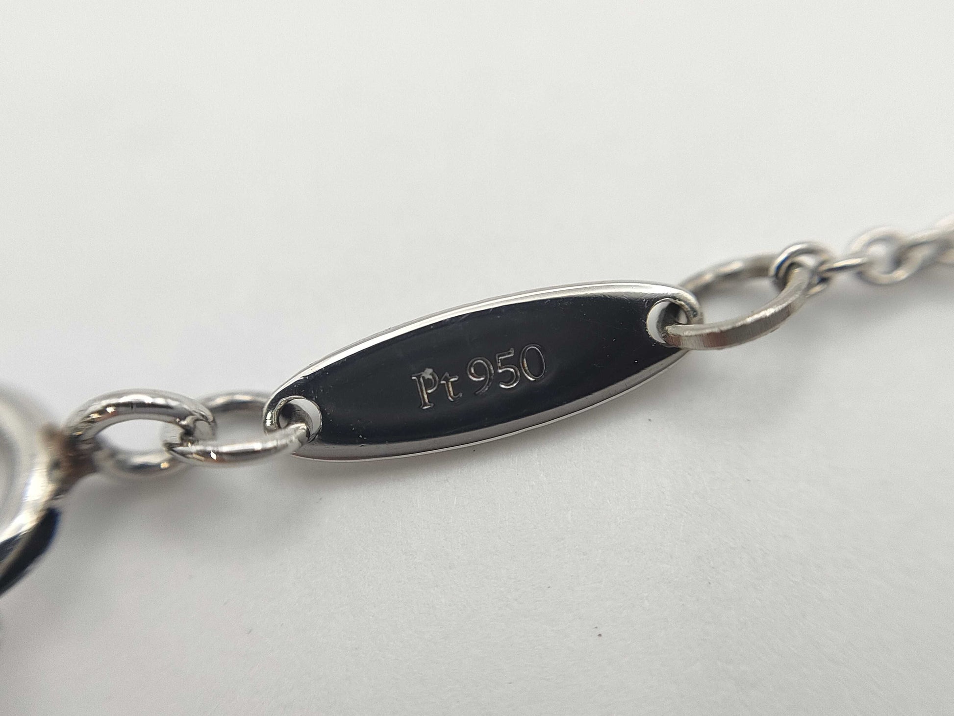 Tiffany & Co. Heart Diamond Pt950 3.6g Necklace 