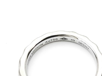LOUIS VUITTON Infini 3PD #49 WG Au750 3.6g Ring 