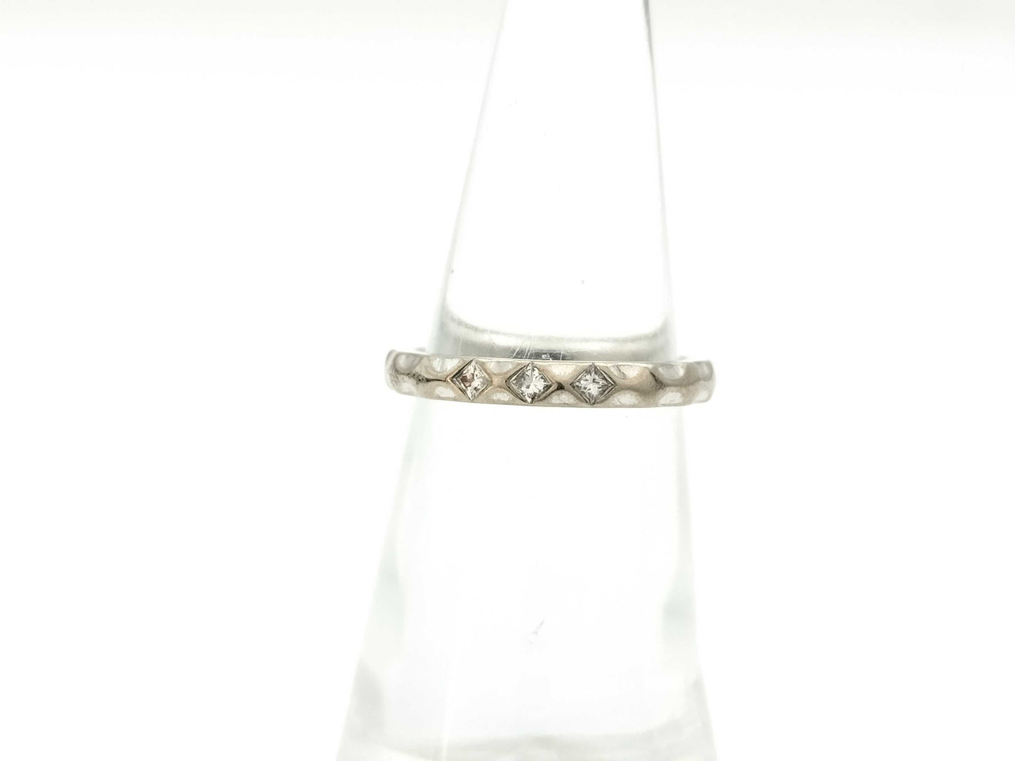 LOUIS VUITTON Infini 3PD #49 WG Au750 3.6g Ring 