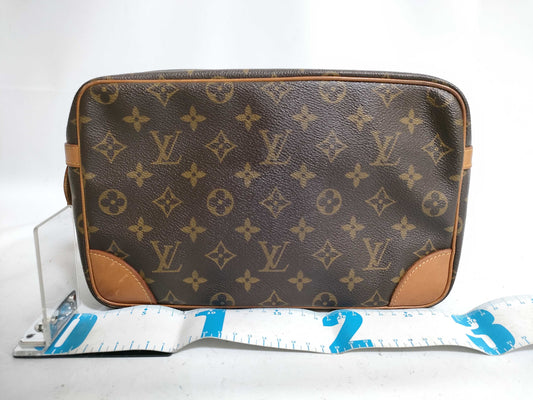 LOUIS VUITTON Monogram Compiegne Clutch Bag