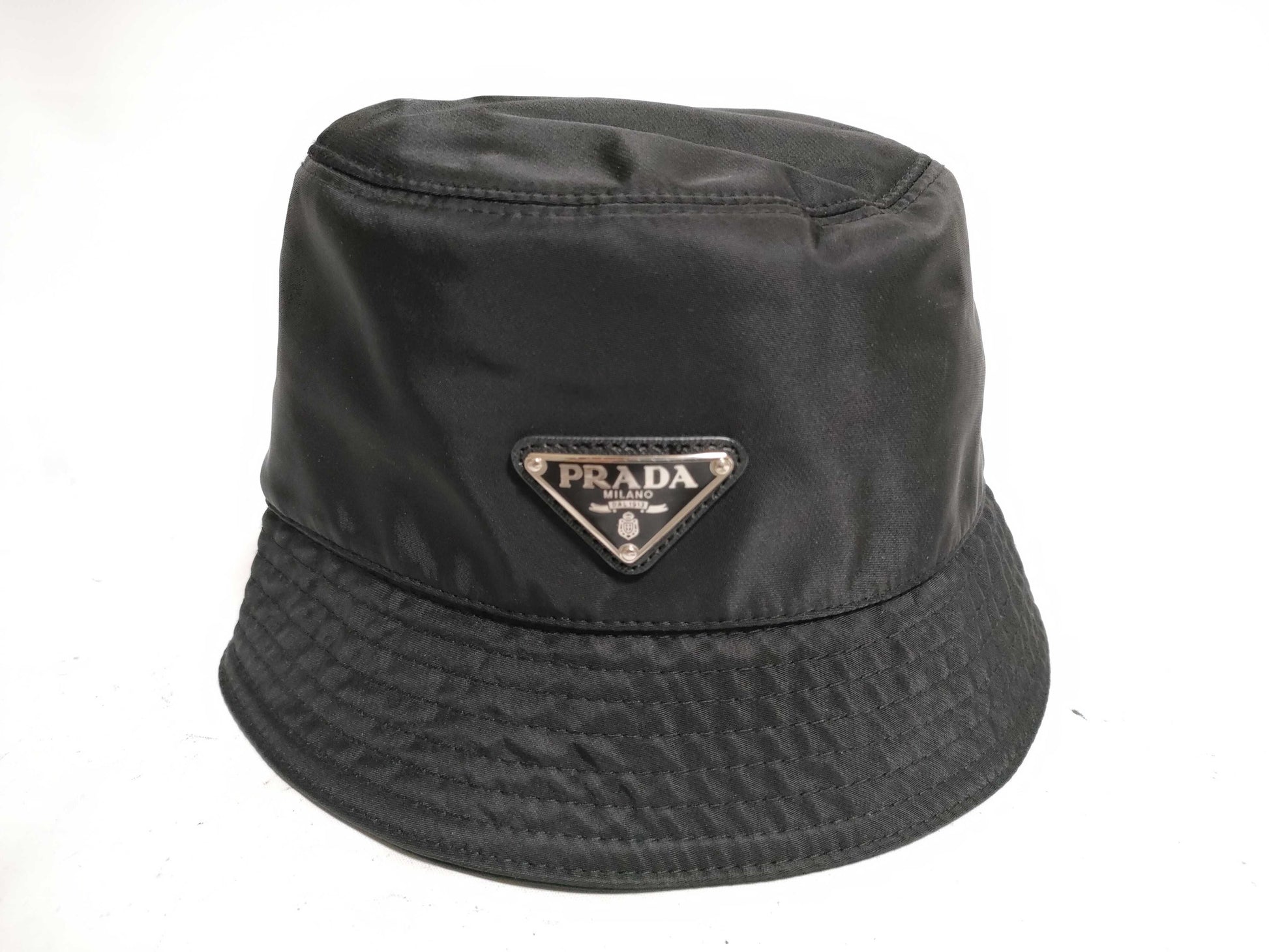 PRADA Nylon Prada Bucket Hat Other Accessories