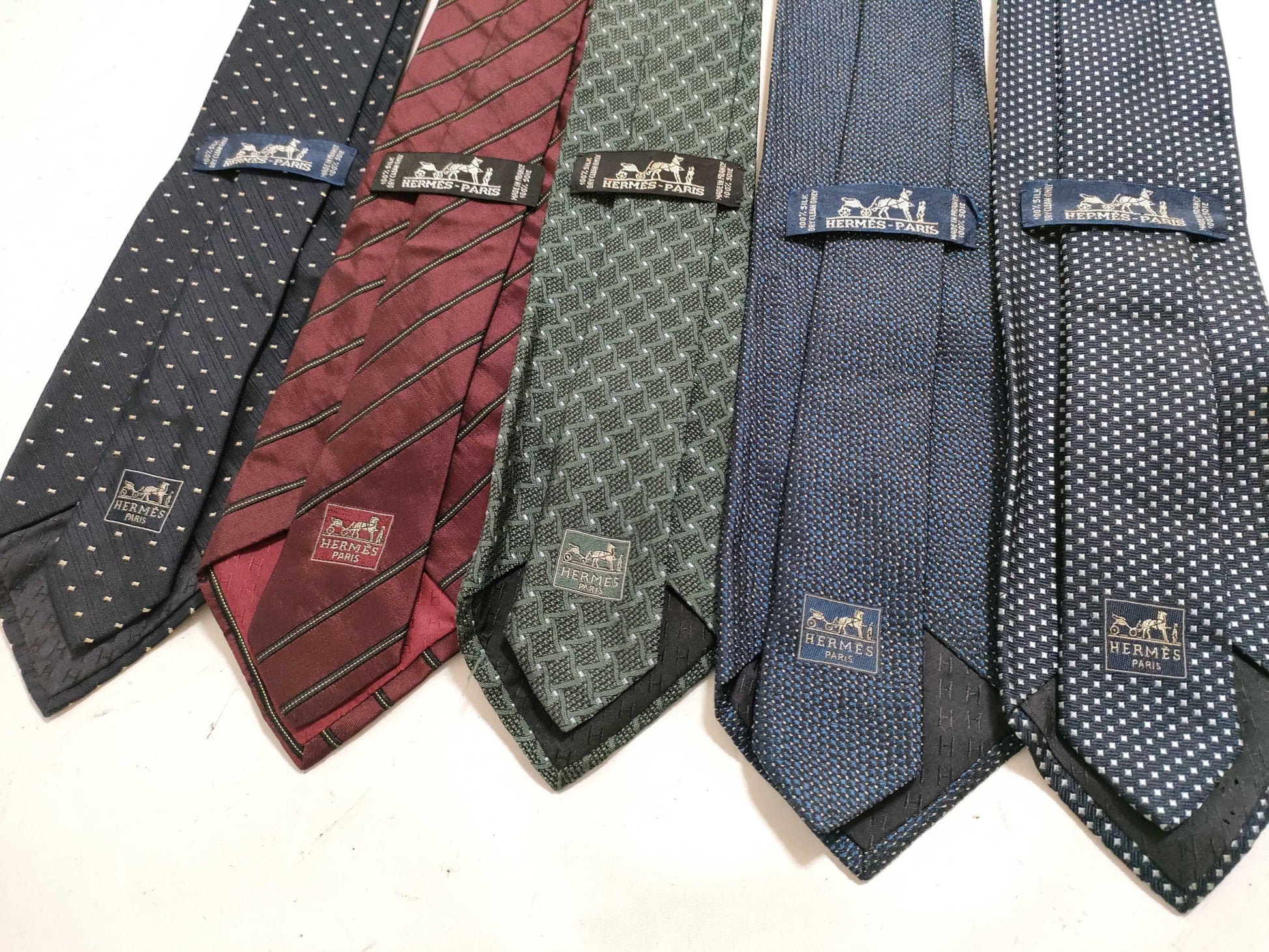 HERMES HERMES 5-piece tie