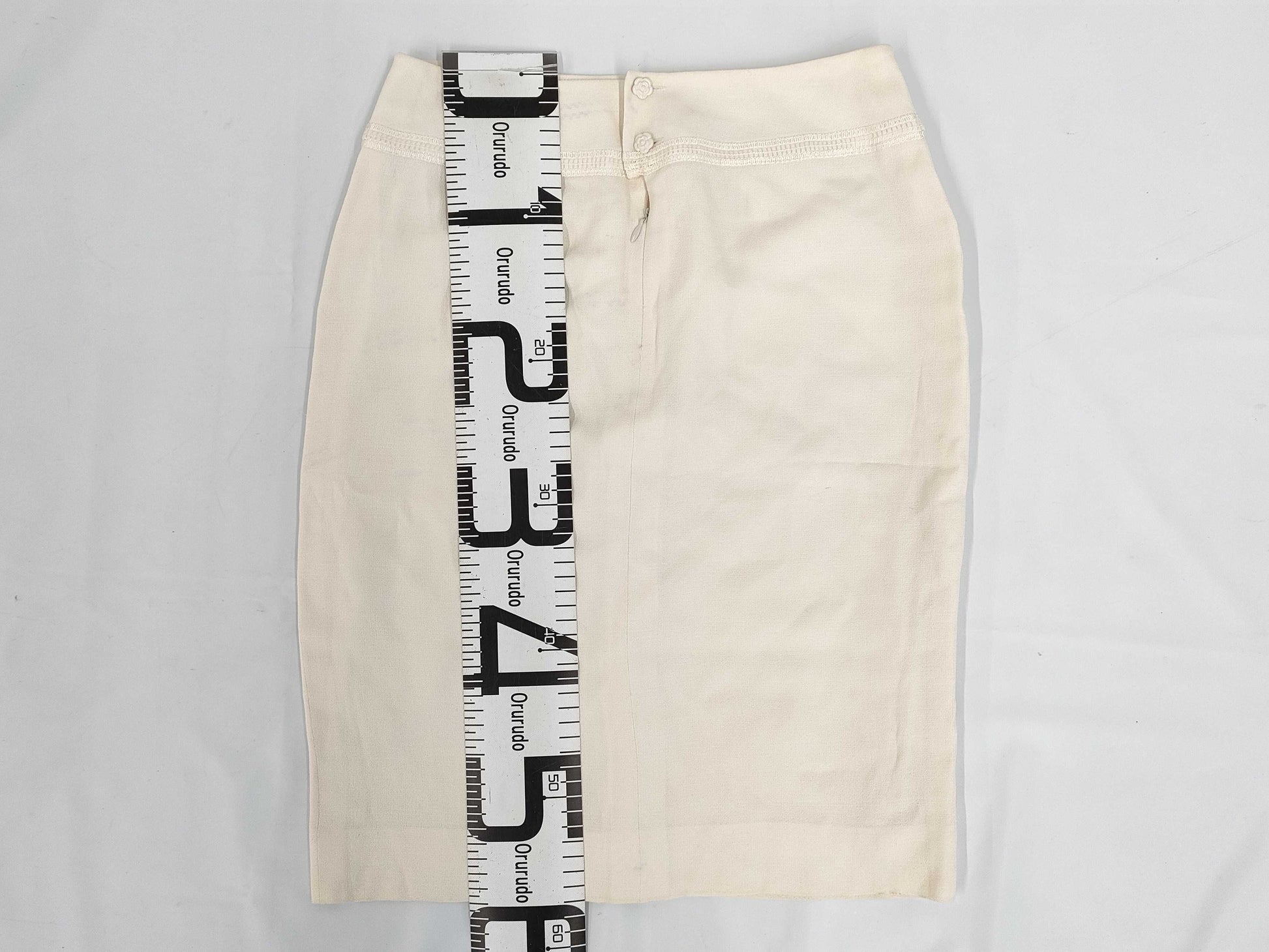 CHANEL White Tight Skirt Size 38 Skirt