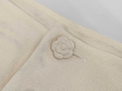 CHANEL White Tight Skirt Size 38 Skirt