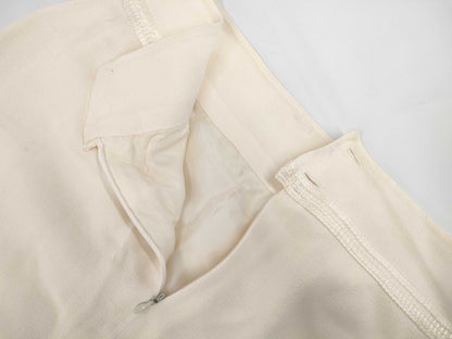 CHANEL White Tight Skirt Size 38 Skirt