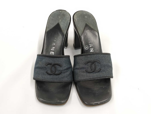 CHANEL CHANEL Mules Size 35 Sandals