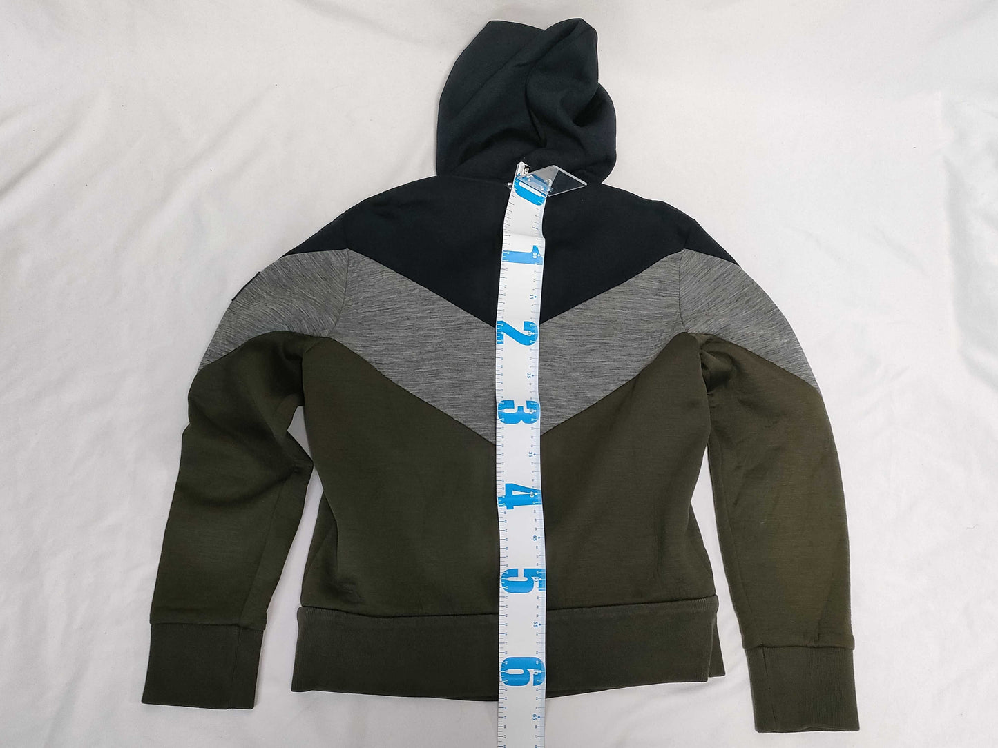 MONCLER Gum Blue Zip Hoodie Top