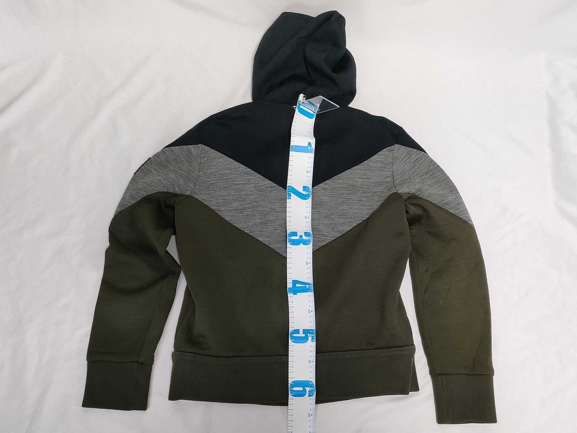 MONCLER Gum Blue Zip Hoodie Top