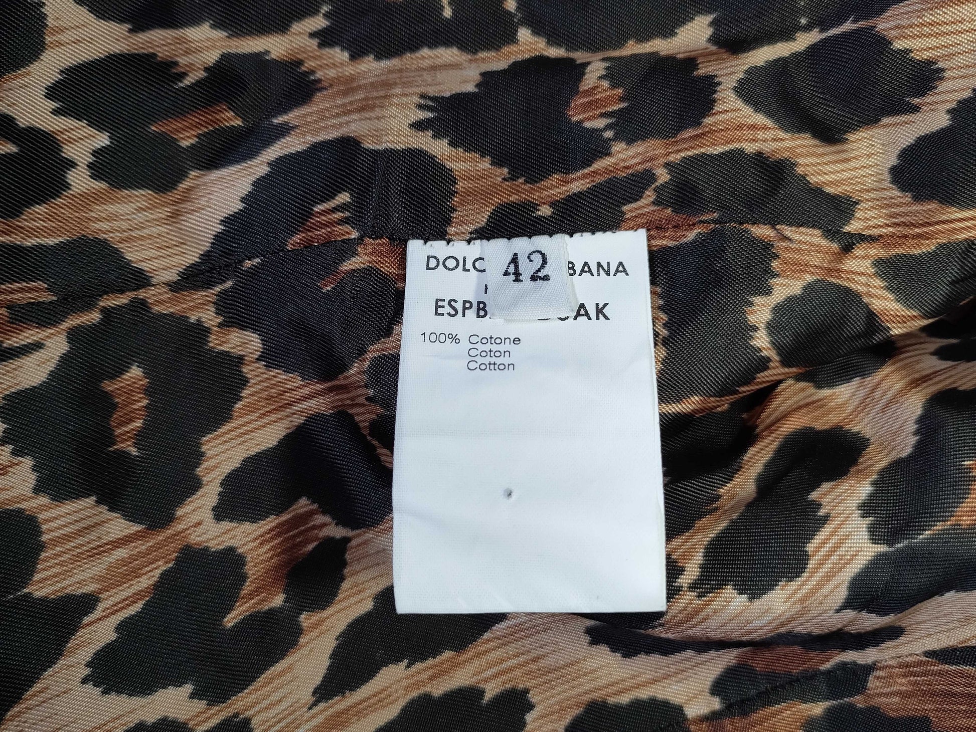 DOLCE&GABBANA DOLCE&GABBANA Denim Jacket 42 Jacket