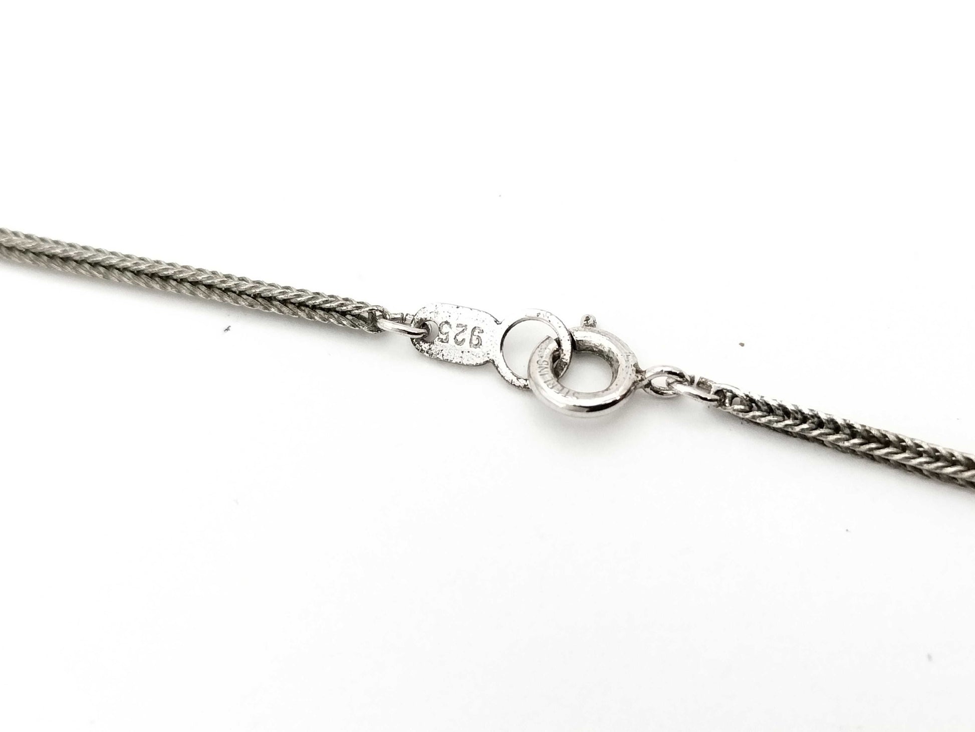 TASAKI Color Stone Sterling Silver 9.2g Necklace 