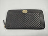 CHANEL Boy Caviar Skin Black Long Wallet, 24th Series, with Seal