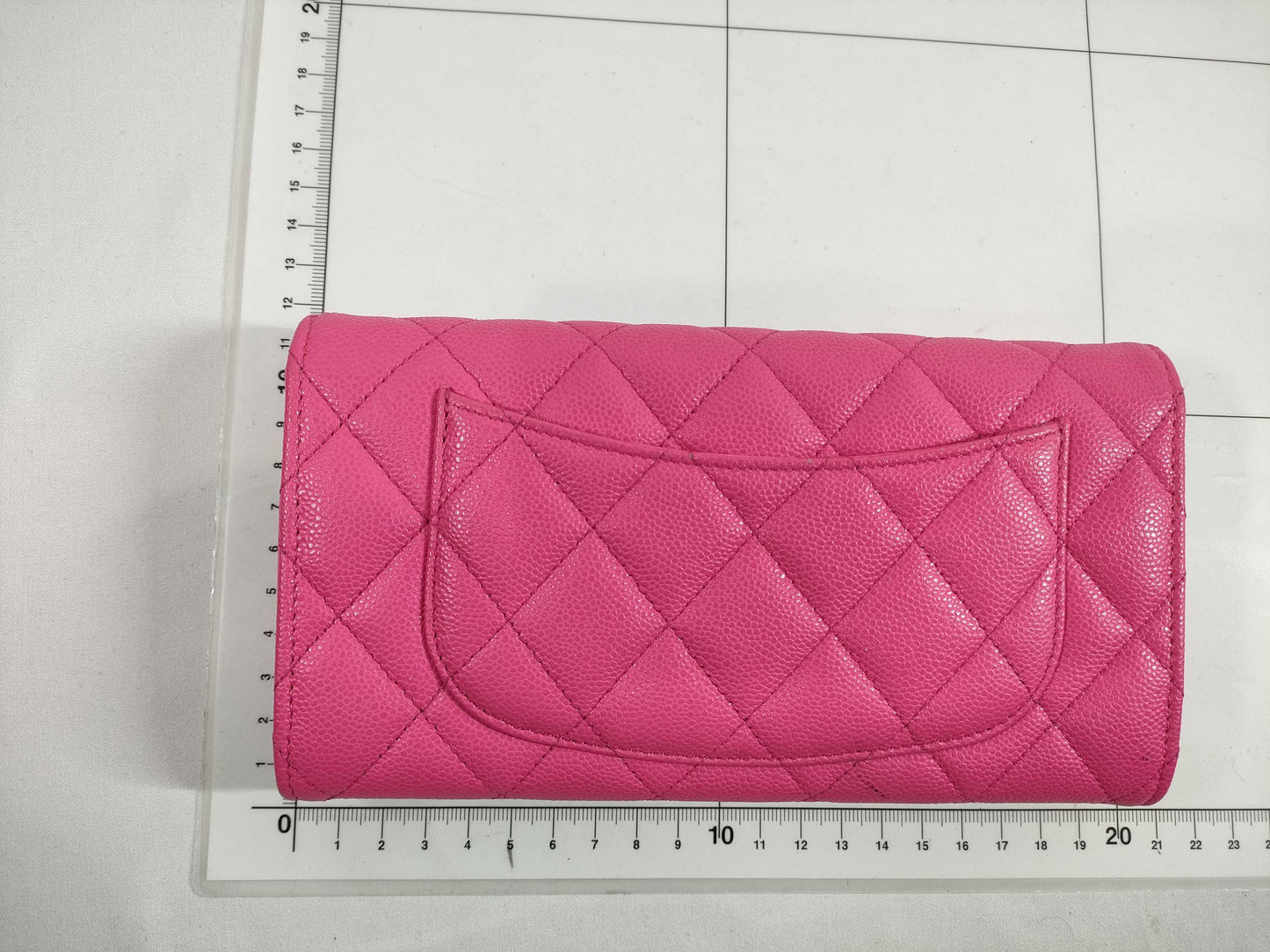 CHANEL CHANEL Matelasse Caviar Leather Long Wallet, Random Number, Pink