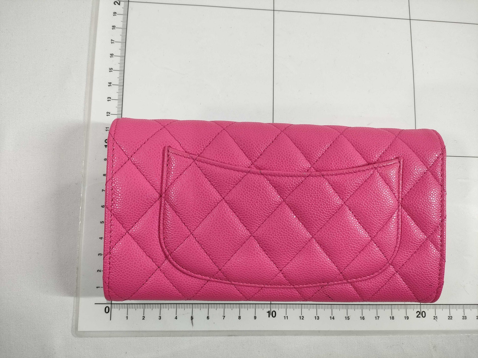 CHANEL CHANEL Matelasse Caviar Leather Long Wallet, Random Number, Pink