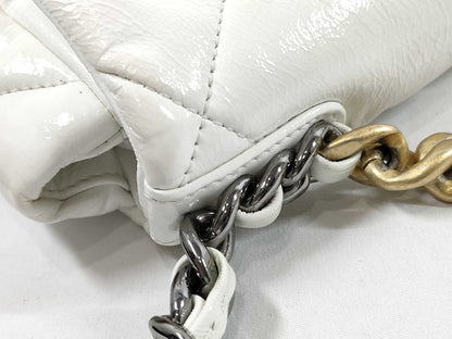 CHANEL CHANEL 19 Chain Shoulder Bag, Matelasse, 30s, Card and Sticker Included