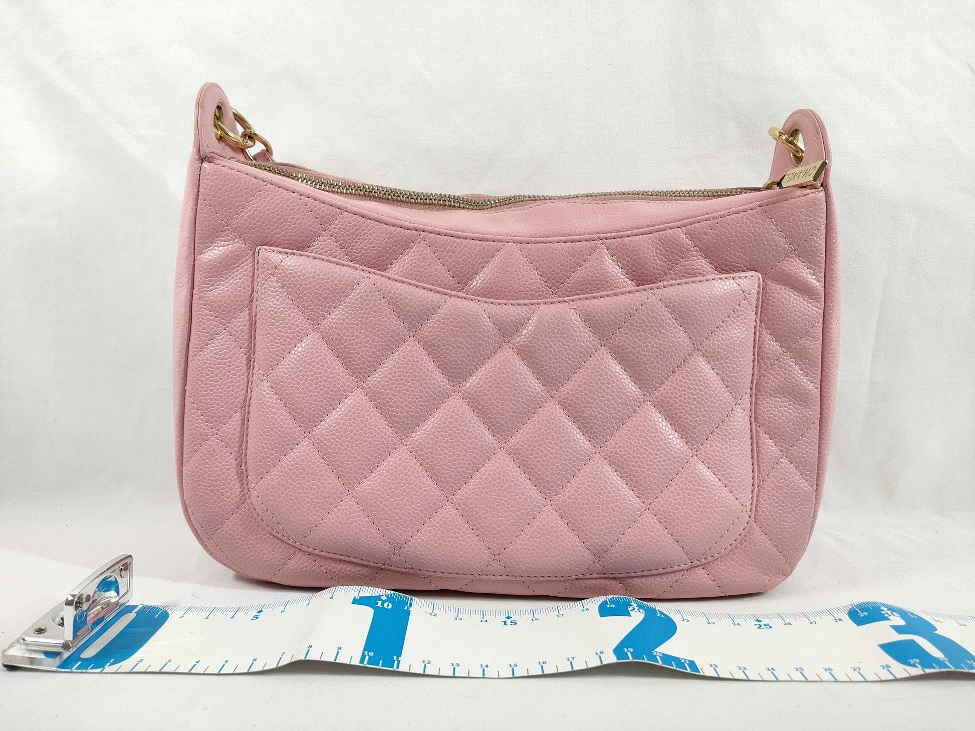 CHANEL CHANEL Matelasse Caviar Skin Chain One-Shoulder Shoulder Bag, No. 8, with Seal