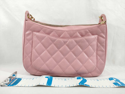 CHANEL CHANEL Matelasse Caviar Skin Chain One-Shoulder Shoulder Bag, No. 8, with Seal