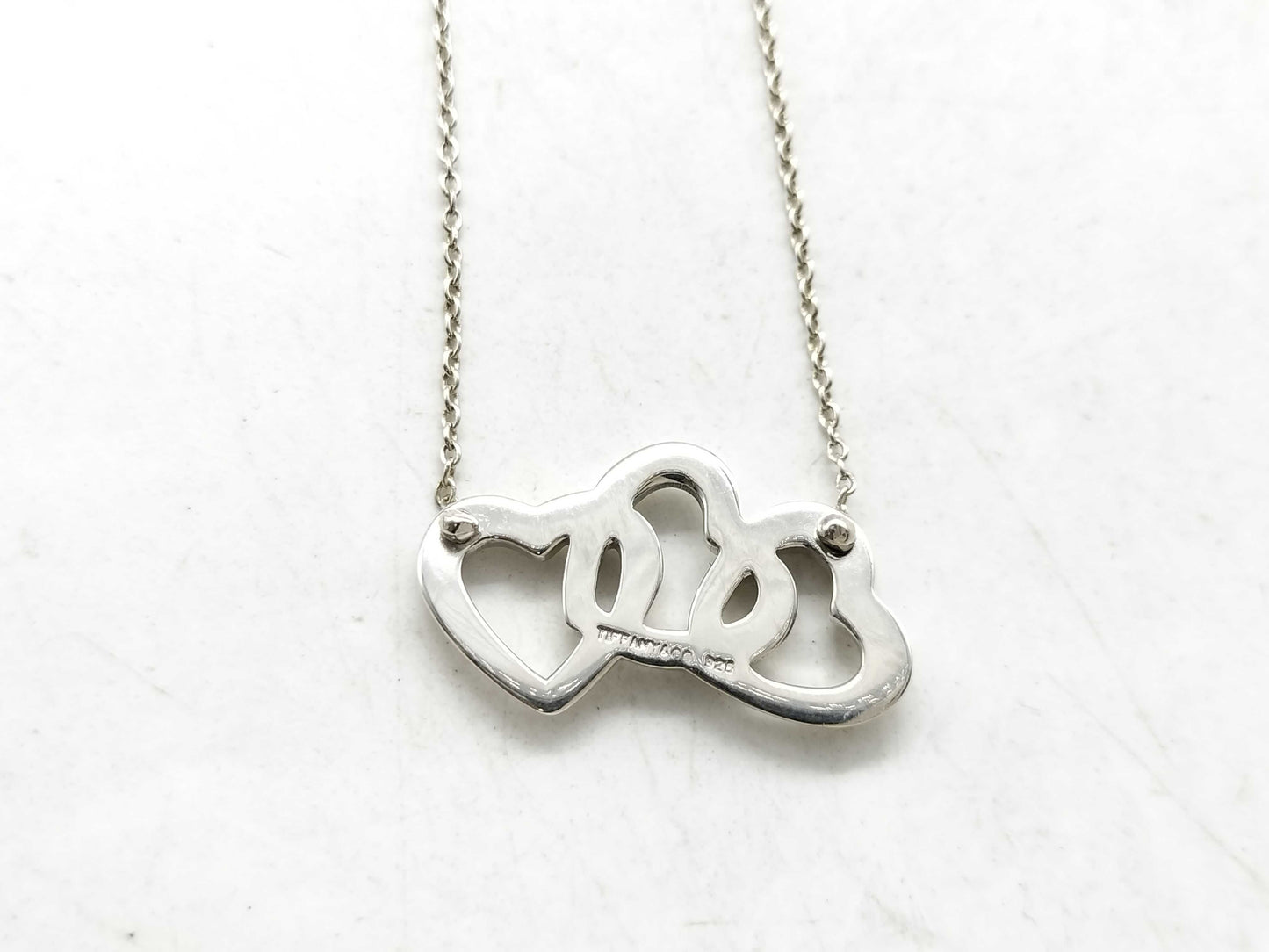 Tiffany & Co. Tiffany Triple Heart Necklace