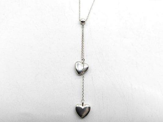 Tiffany & Co. Tiffany Double Drop Heart Necklace