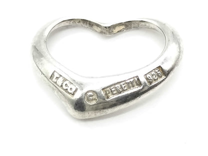 Tiffany & Co. Tiffany Open Heart Necklace Pendant Top