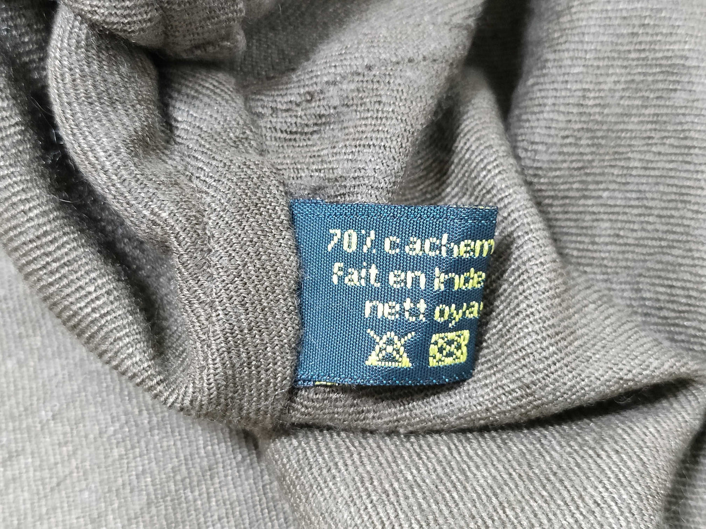 Arnis Shirt, Long Sleeve, Cashmere and Silk, Size M