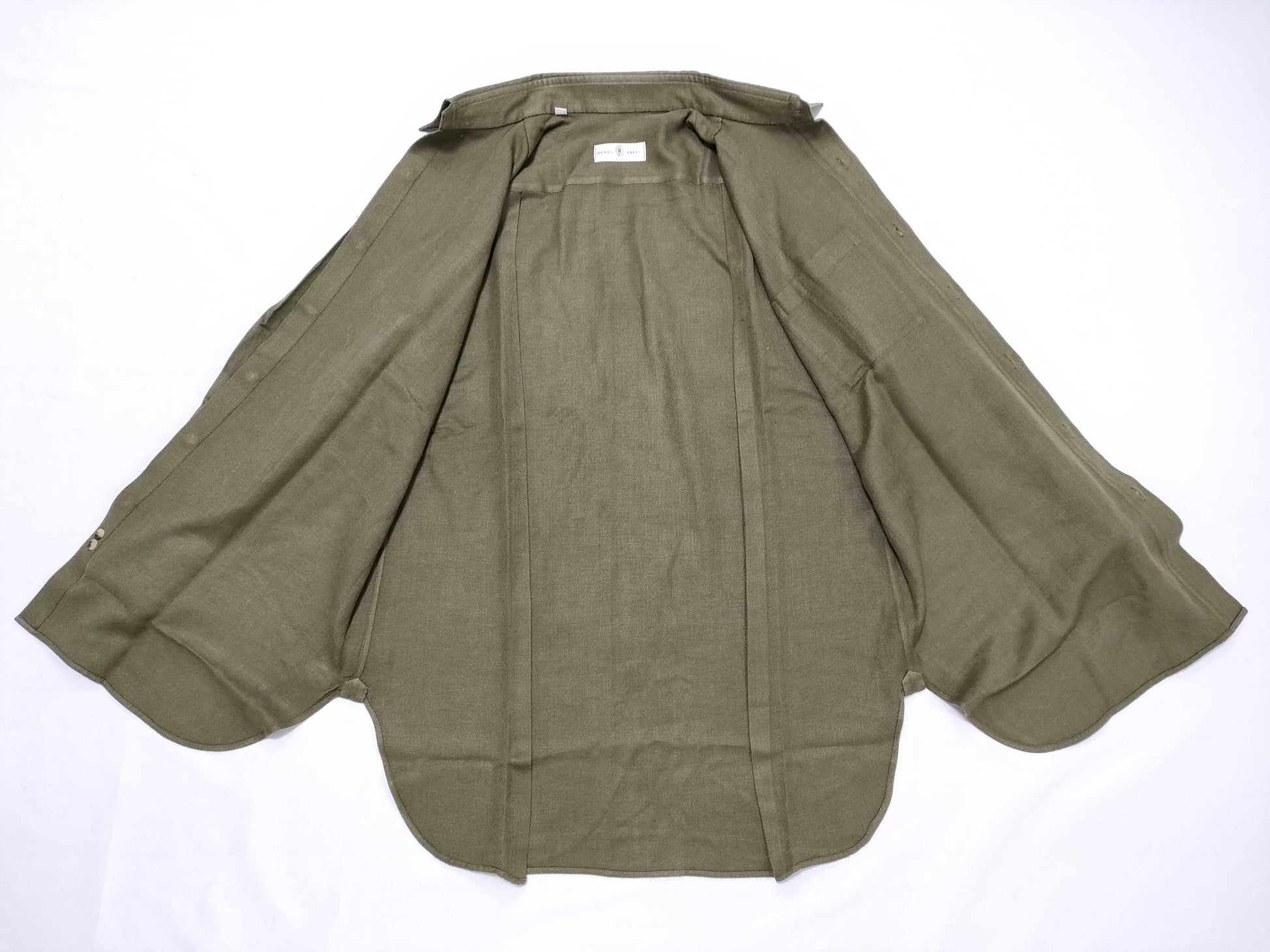 Arnis Shirt, Long Sleeve, Cashmere and Silk, Size M