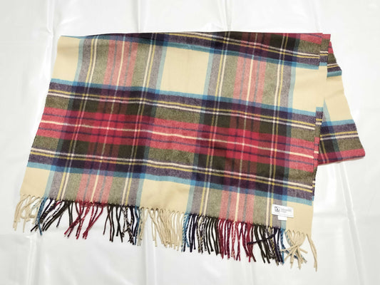 Johnstons 100% Cashmere Scarf, Multicolor, Approx. 72 x 208mm, Other Apparel