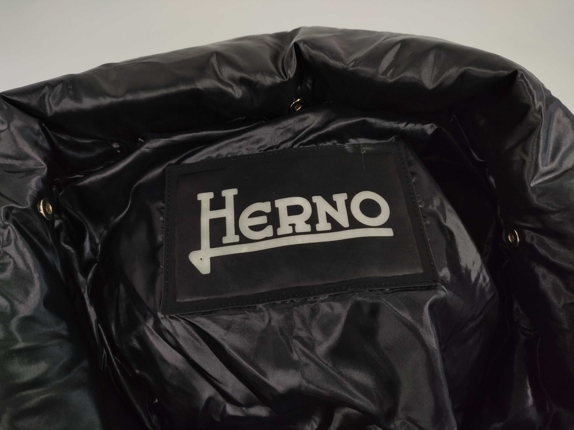 Herno Down Jacket, Long Down Coat, PI0372D, Black, Size 40