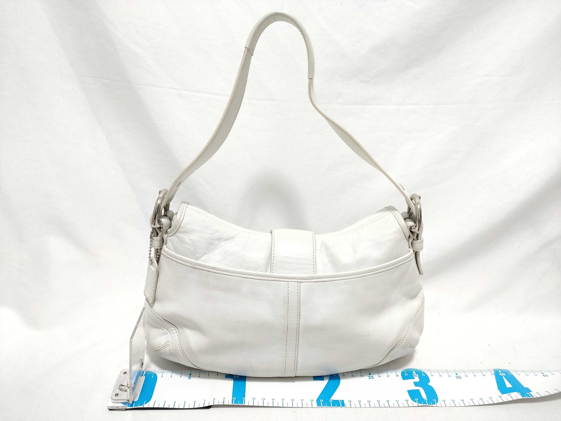 COACH Soho One-Shoulder Shoulder Bag, White, 9248