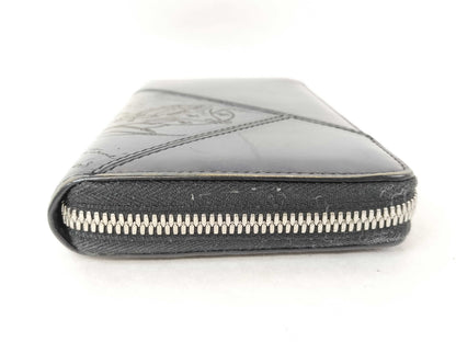 Berluti Calligraphy Long Wallet with Round Zipper
