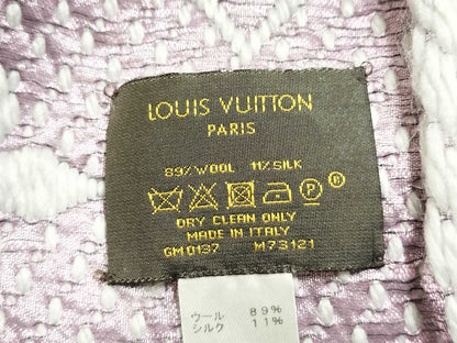 LOUIS VUITTON Monogram Louis Vuitton Scarf Echarpe Monogram Scarf