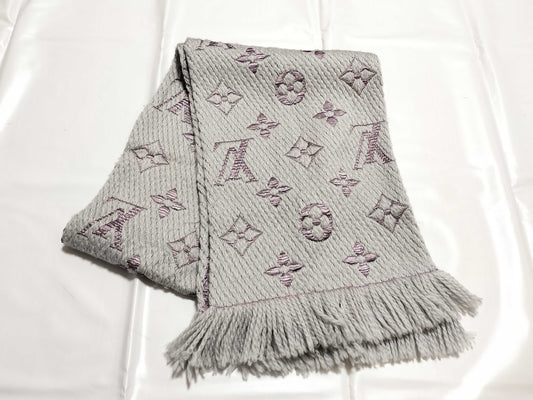 LOUIS VUITTON Monogram Louis Vuitton Scarf Echarpe Monogram Scarf