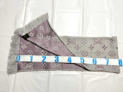 LOUIS VUITTON Monogram Louis Vuitton Scarf Echarpe Monogram Scarf