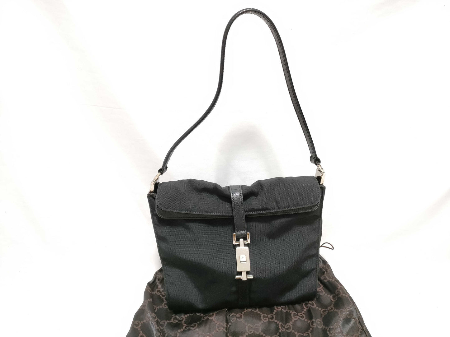 GUCCI Jackie Gucci Shoulder Bag One Shoulder Jackie Black Bag Shoulder Bag