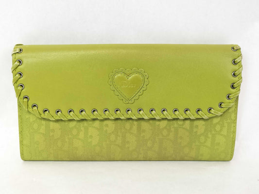 Dior Christian Dior Trotter Heart Ethnic Long Wallet