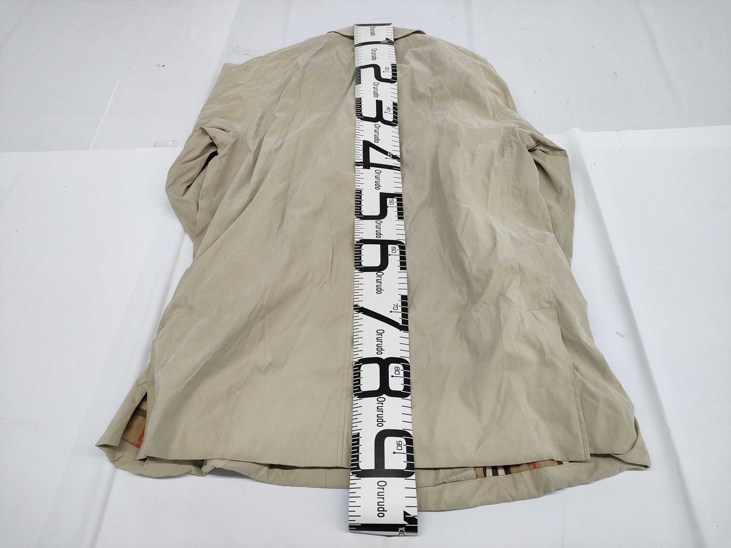 Burberrys Nova Check Coat with Stand Collar