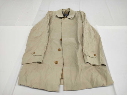 Burberrys Nova Check Coat with Stand Collar