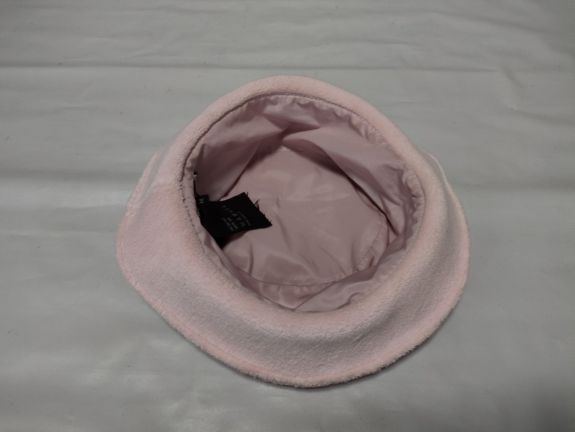 Miu Miu Bucket Hat, Terry Cloth, Towel Fabric, Embroidered Logo, Size M, Other Apparel