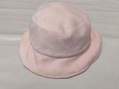 Miu Miu Bucket Hat, Terry Cloth, Towel Fabric, Embroidered Logo, Size M, Other Apparel