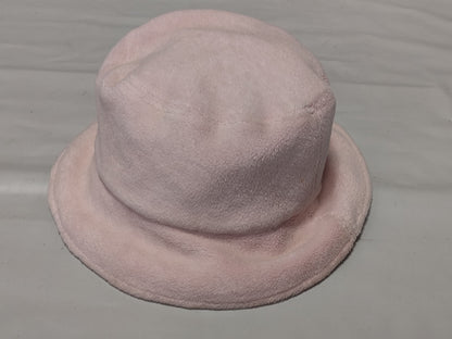 Miu Miu Bucket Hat, Terry Cloth, Towel Fabric, Embroidered Logo, Size M, Other Apparel