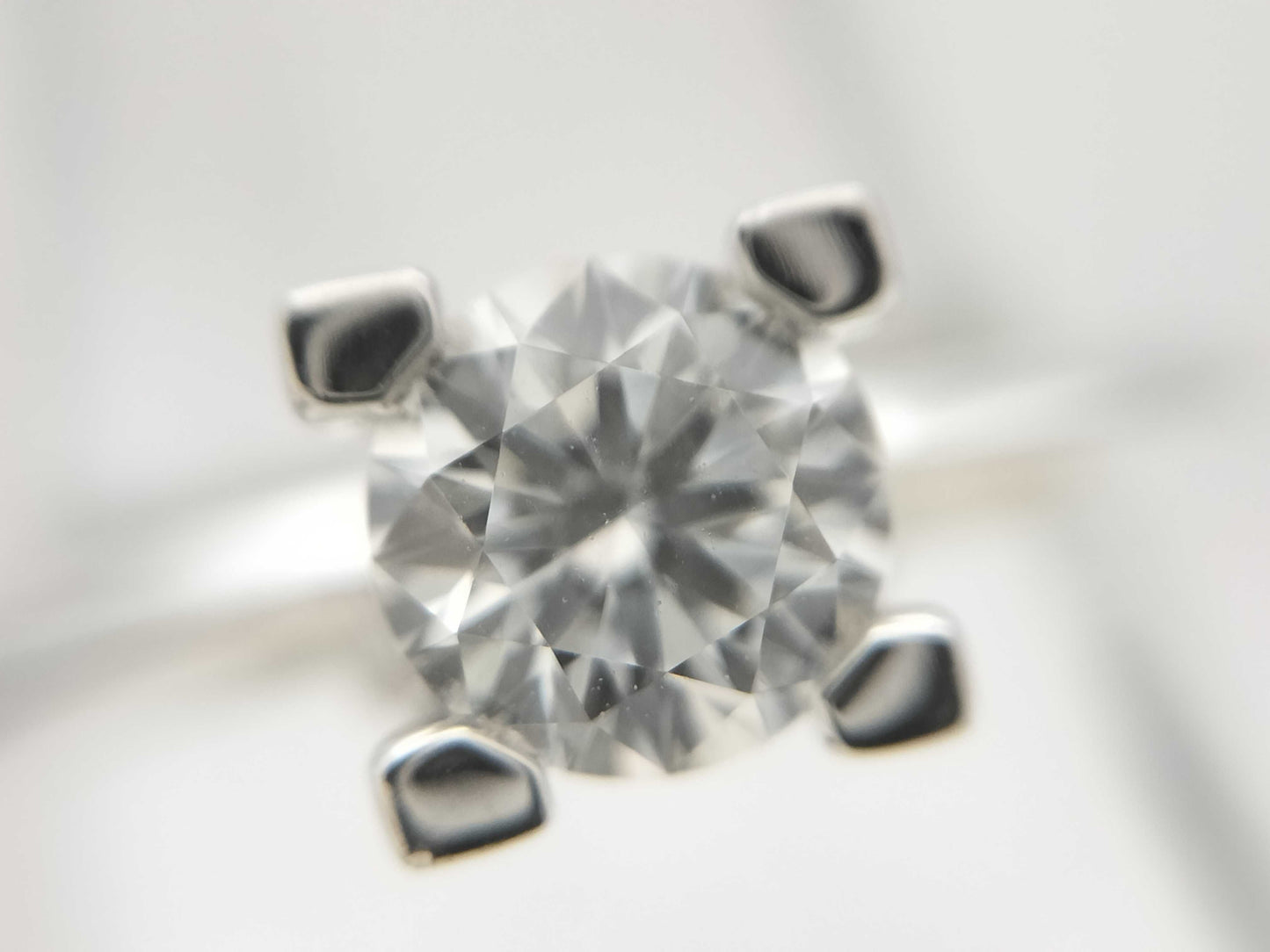 HARRY WINSTON HW Logo D0.53ct PT950 4.1g Ring 