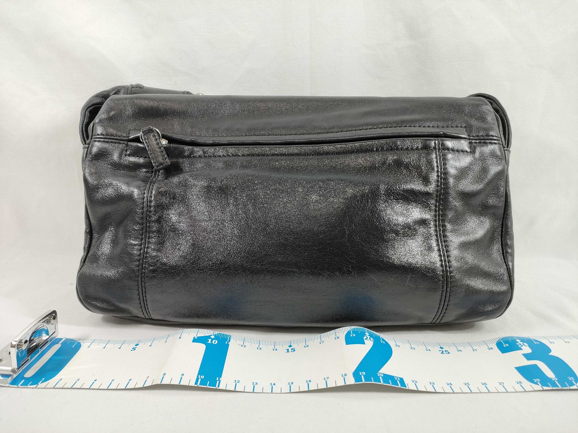 CHANEL Lambskin Coco Mark Chain Shoulder Bag, Black, No. 13