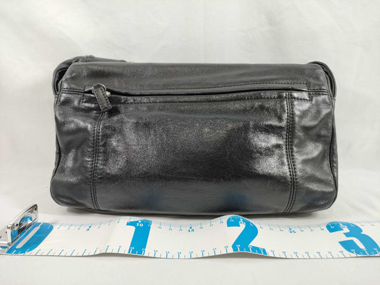 CHANEL Lambskin Coco Mark Chain Shoulder Bag, Black, No. 13