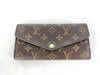 LOUIS VUITTON Monogram Louis Vuitton Monogram Portefeuille Sarah Fuchsia M62234 MS3149 Wallet