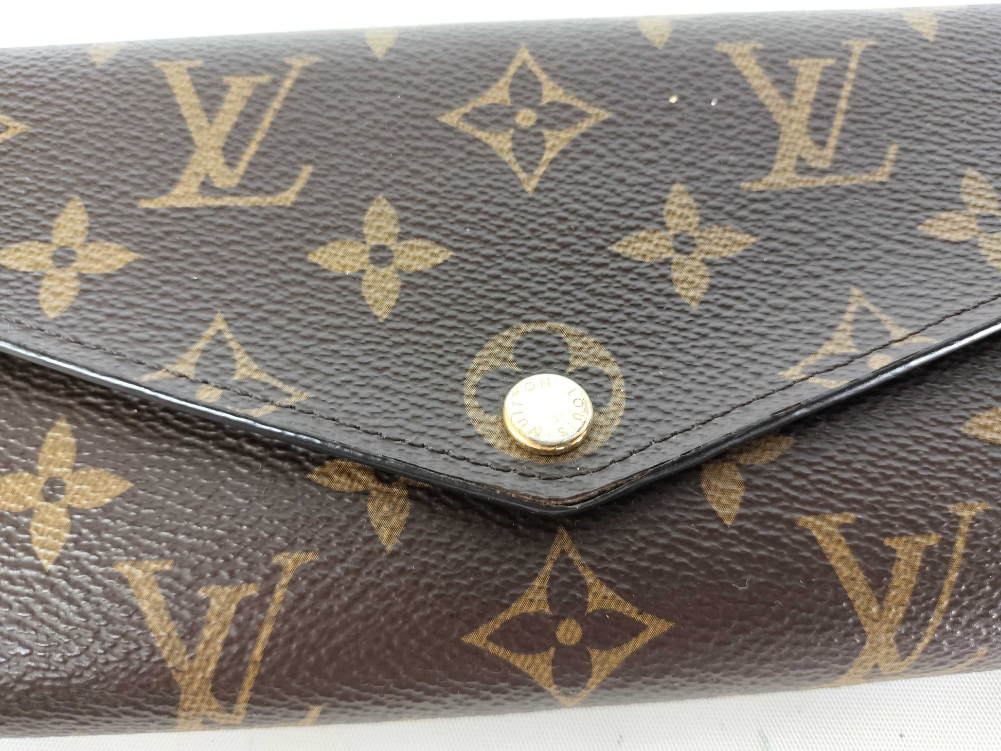 LOUIS VUITTON Monogram Louis Vuitton Monogram Portefeuille Sarah Fuchsia M62234 MS3149 Wallet
